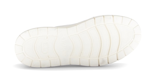 Gabor Plateausneaker , Freizeitschuh, Halbschuh, Schnürer mit Kontrastbesatz an der Ferse
