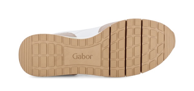 Gabor Keilsneaker »FLORENZ« , Freizeitschuh, Halbschuh, Schnürschuh mit Kontrastbesätzen, G-Weite
