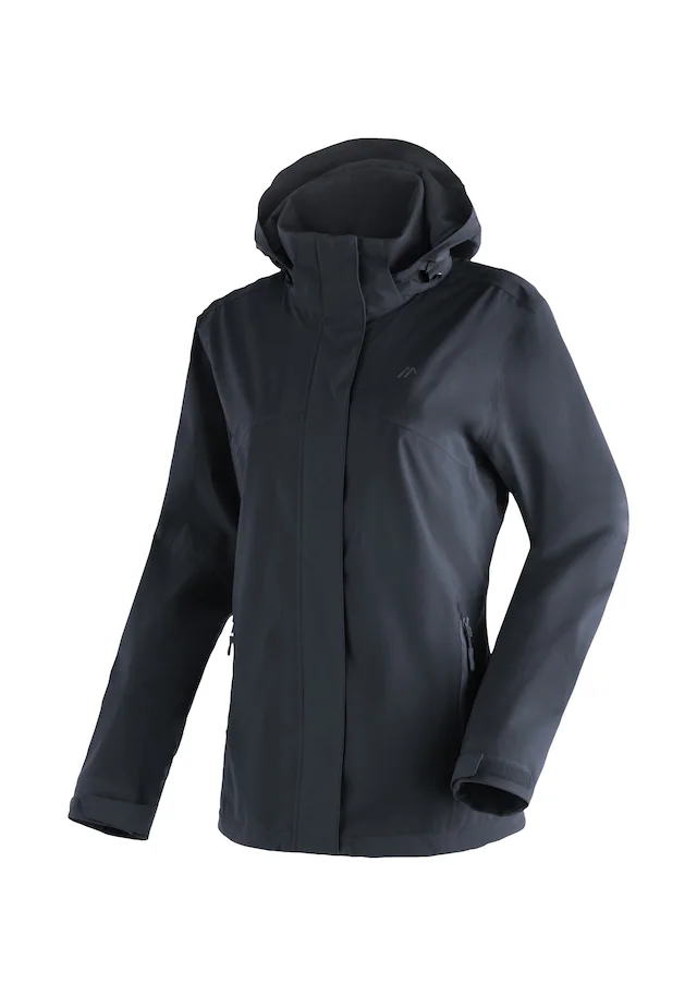 Maier Sports Allwetterjacke »Da-Jacke mTEX el. Metor rec W« atmungsaktiv, wind- und wasserdicht, mit abnehmbarer Kapuze