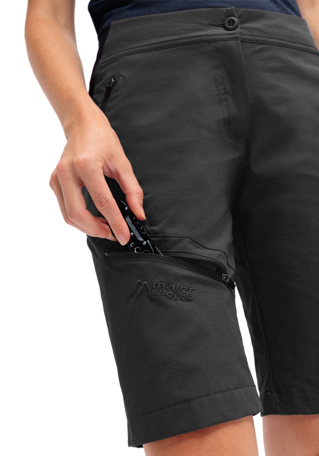 Maier Sports Funktionsshorts »Da-Shorts el. Inara Short Vario« mit vier Reißverschlusstaschen, schnell trocknend, wasserabweisend