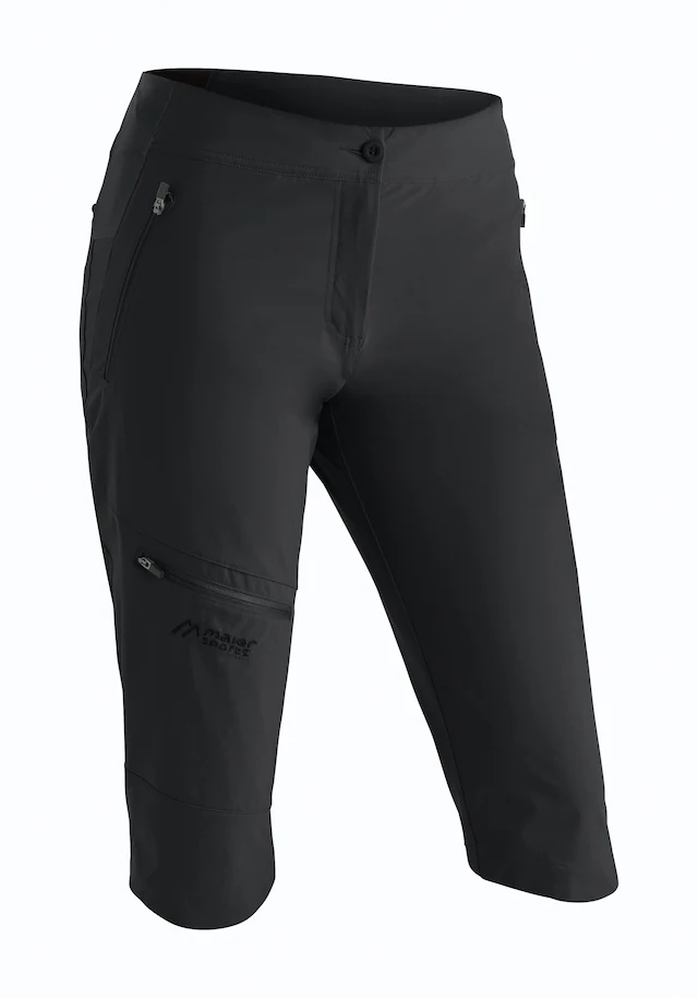Maier Sports Outdoorhose »Inara slim Capri Vario« Damen Wanderhose, elastische Funktionshose mit 4 Taschen, Slim Fit