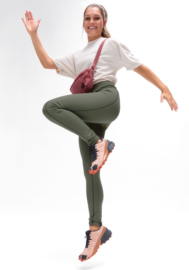 Maier Sports Funktionsleggings »Da-Tight el. MS FAV Long Tight W« für Wandern und aktive Unternehmungen, elastischer Materialmix