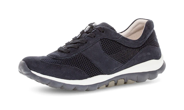 Gabor Sneaker , Freizeitschuh, Halbschuh, Schnürer mit Logo an der Ferse