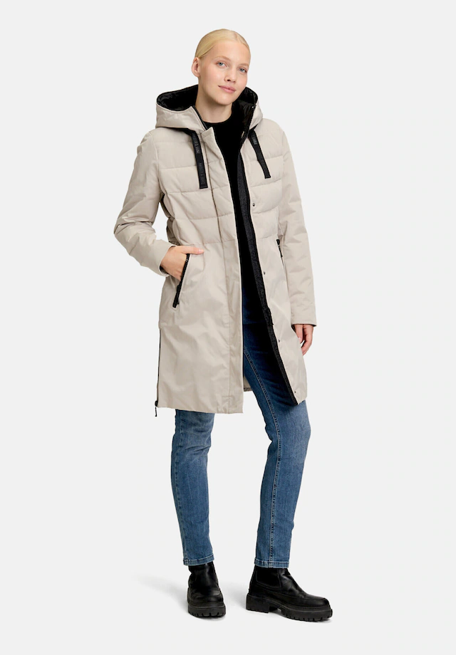 Amber & June Winterjacke »Damen Kunstdaune« mit Kapuze