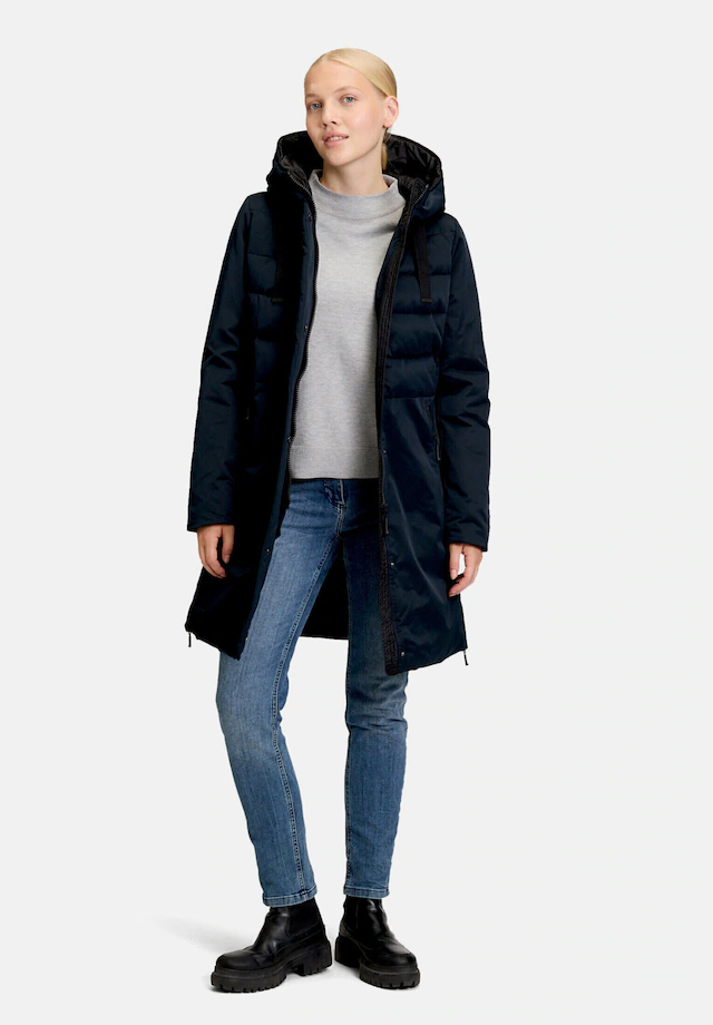 Amber & June Winterjacke »Damen Kunstdaune« mit Kapuze