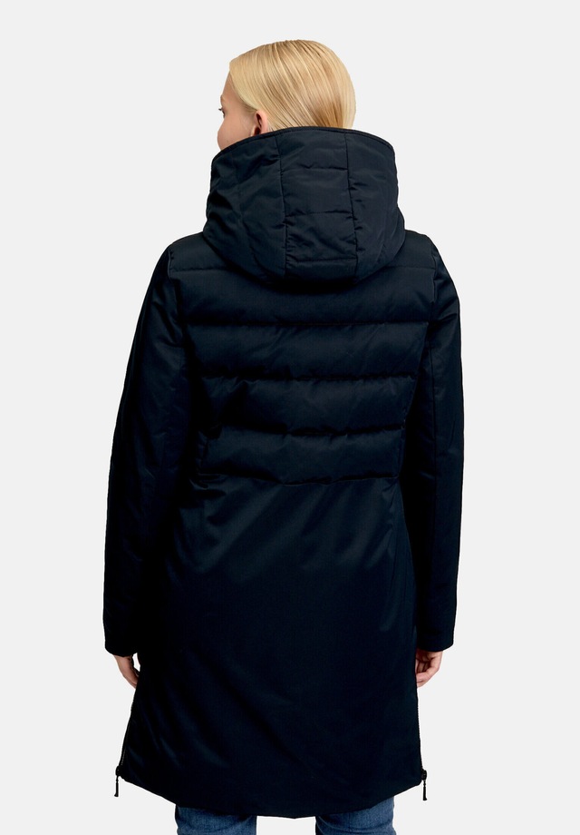 Amber & June Winterjacke »Damen Kunstdaune« mit Kapuze