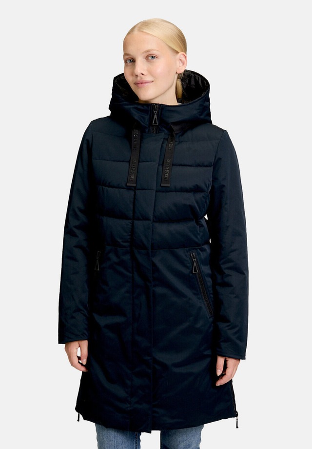 Amber & June Winterjacke »Damen Kunstdaune« mit Kapuze