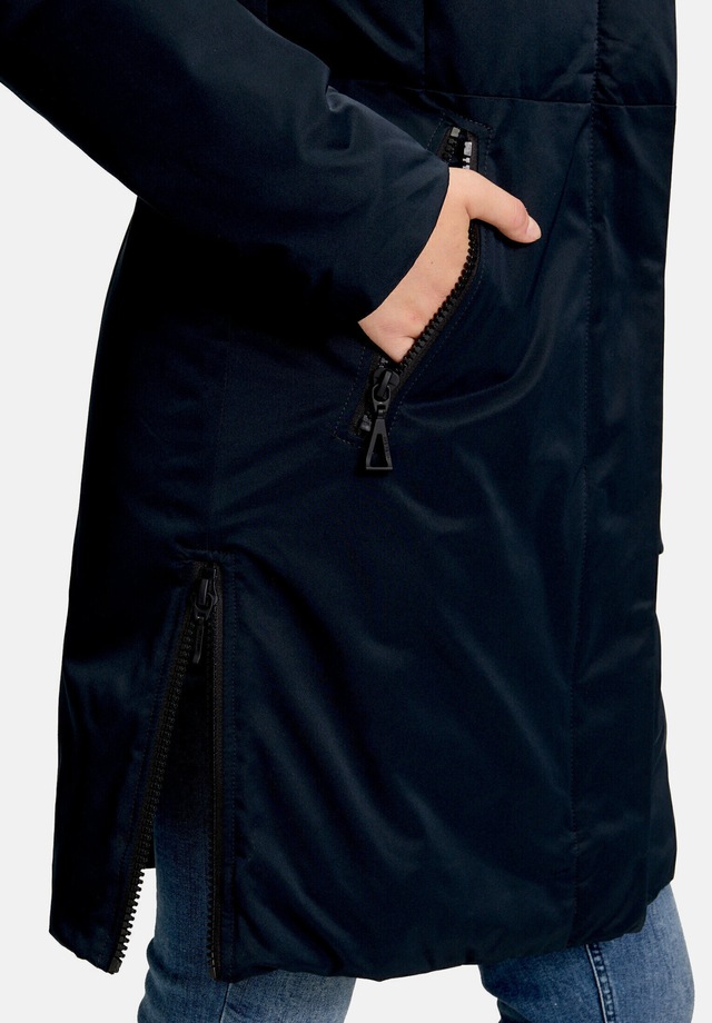 Amber & June Winterjacke »Damen Kunstdaune« mit Kapuze