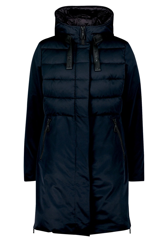 Amber & June Winterjacke »Damen Kunstdaune« mit Kapuze