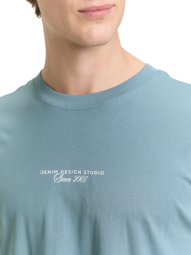 TOM TAILOR Denim T-Shirt mit Schriftzügen
