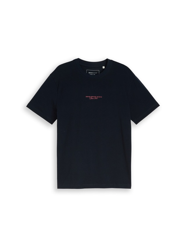 TOM TAILOR Denim T-Shirt mit Schriftzügen