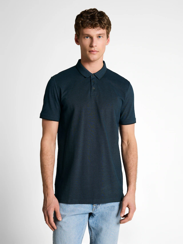 TOM TAILOR Denim Poloshirt mit Polo Kragen