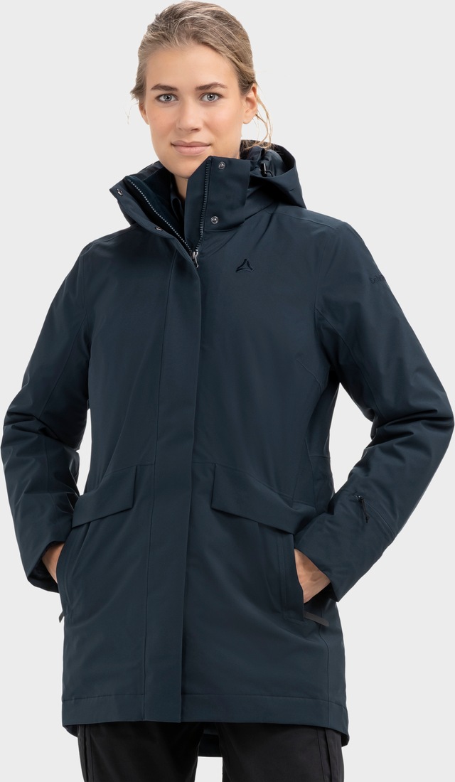 Schöffel Doppeljacke »3in1 Parka Style Borkol WMS« mit Kapuze