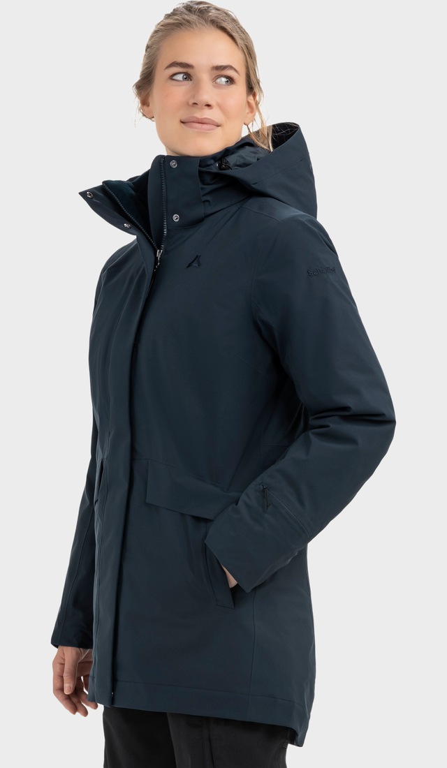 Schöffel Doppeljacke »3in1 Parka Style Borkol WMS« mit Kapuze