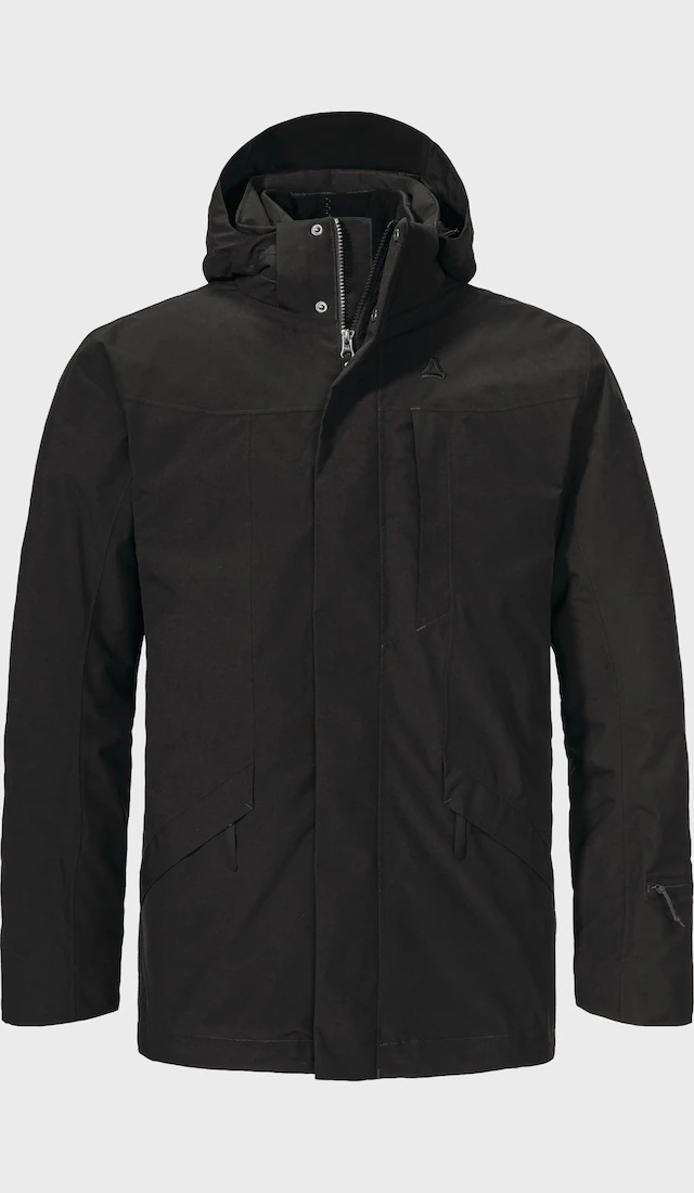 Schöffel Doppeljacke »3in1 Parka Style Borkol MNS« mit Kapuze