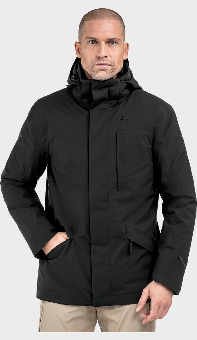 Schöffel Doppeljacke »3in1 Parka Style Borkol MNS« mit Kapuze