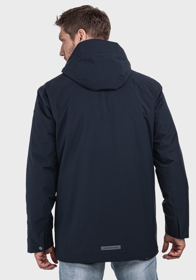 Schöffel Doppeljacke »3in1 Parka Style Borkol MNS« mit Kapuze