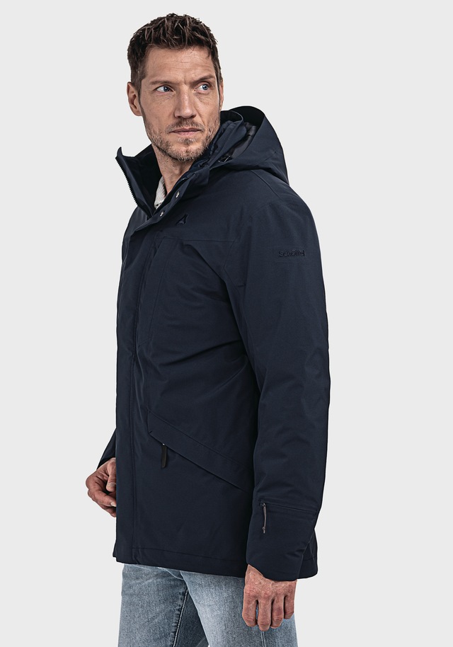 Schöffel Doppeljacke »3in1 Parka Style Borkol MNS« mit Kapuze
