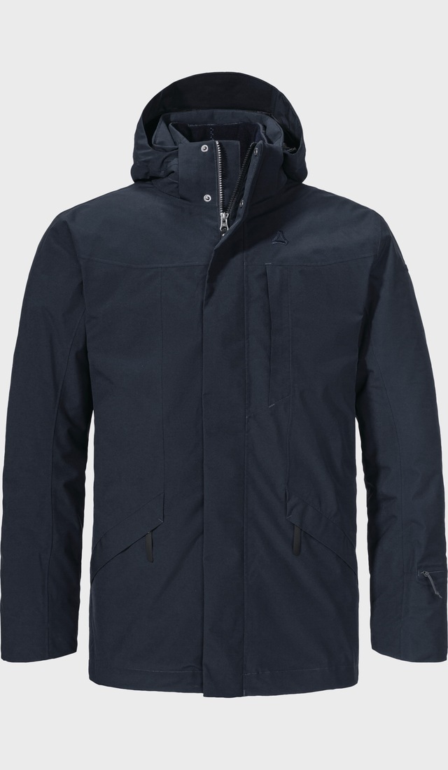 Schöffel Doppeljacke »3in1 Parka Style Borkol MNS« mit Kapuze