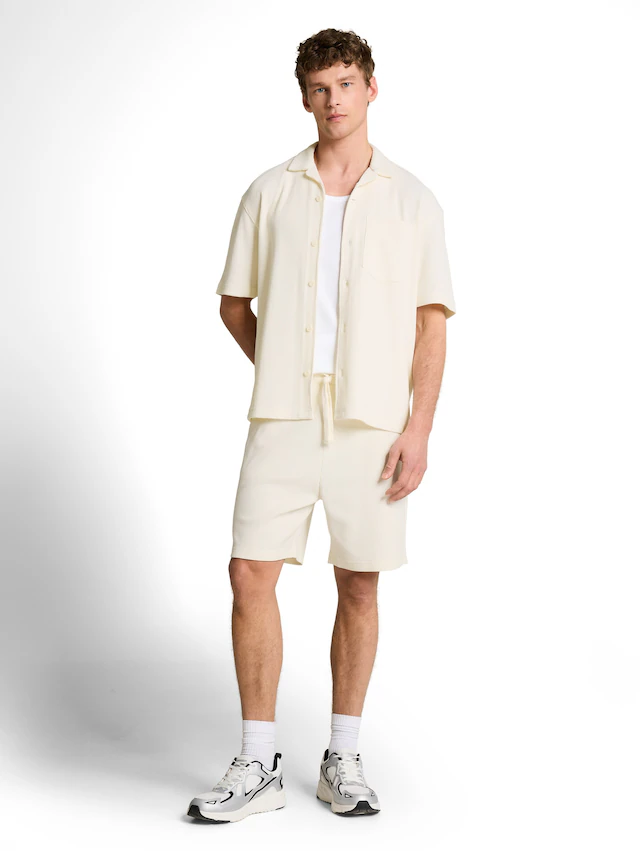 TOM TAILOR Denim Relaxshorts in Struktur-Optik