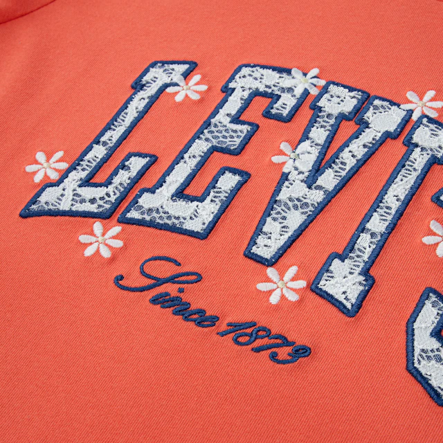 Levi's® Kids T-Shirt »LVG LEVIS CHAMBRAY APPLIQUE TO« for Girls, mit Logo-Stickerei