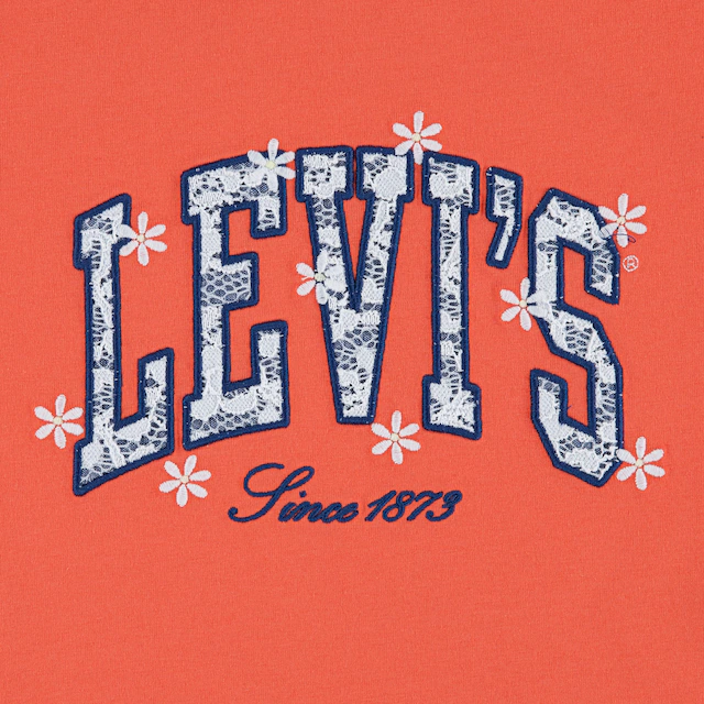 Levi's® Kids T-Shirt »LVG LEVIS CHAMBRAY APPLIQUE TO« for Girls, mit Logo-Stickerei