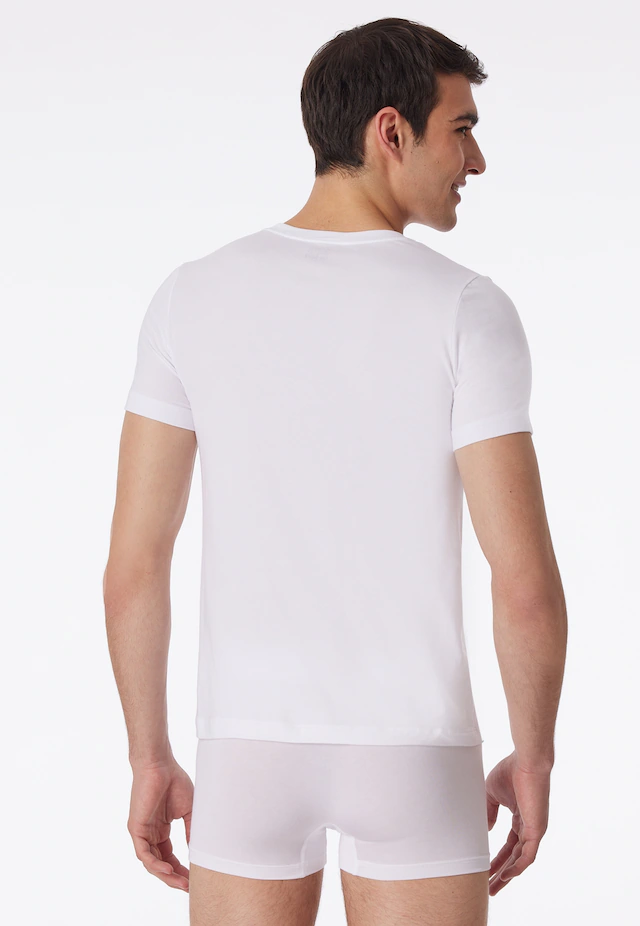 Schiesser T-Shirt »Long Life Soft« V-Ausschnitt, kurzärmelig, reduzierte Pilling-Bildung
