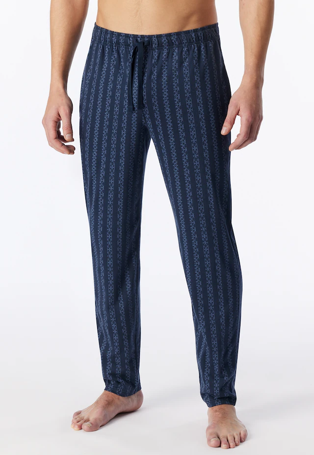 Schiesser Pyjamahose »Mix + Relax« gestreift, seitliche Taschen, Bindekordel