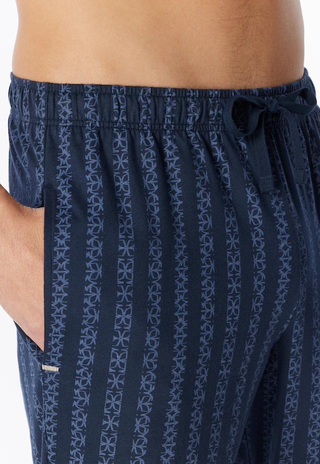 Schiesser Pyjamahose »Mix + Relax« gestreift, seitliche Taschen, Bindekordel