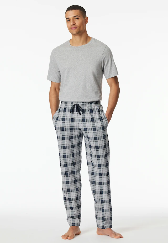 Schiesser Pyjamahose »Mix + Relax« gestreift, seitliche Taschen, Bindekordel