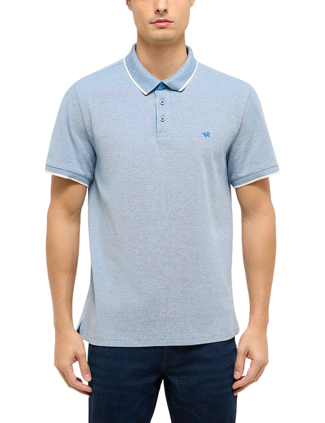 MUSTANG Poloshirt »MUPalco« Piqué Qualität