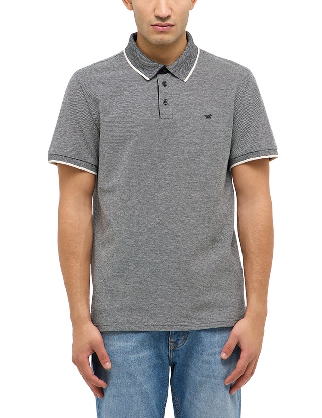 MUSTANG Poloshirt »MUPalco« Piqué Qualität