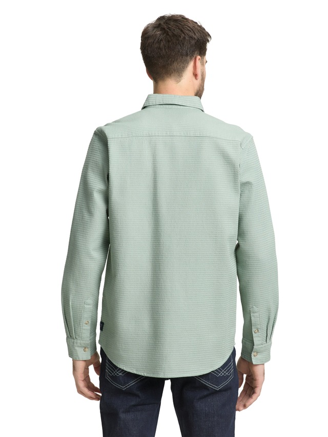 TOM TAILOR Langarmhemd mit Brust Tasche