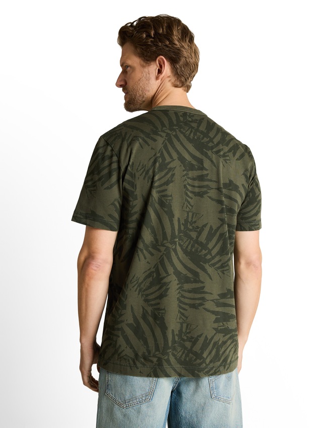 TOM TAILOR Kurzarmshirt mit floralem Allover-Print
