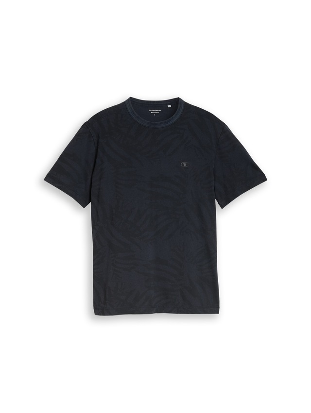TOM TAILOR Kurzarmshirt mit floralem Allover-Print