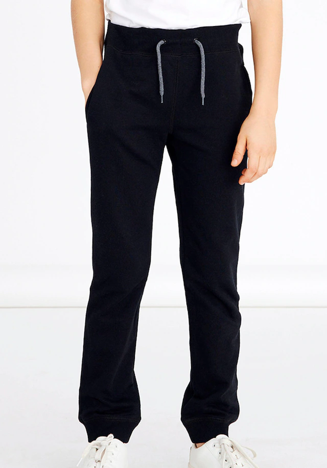 Name It Sweathose »NKMSWEAT – Jogger mit verstellbarem Bund und Rippbündchen« unifarben, casual, regular fit, angeraute Sweatware