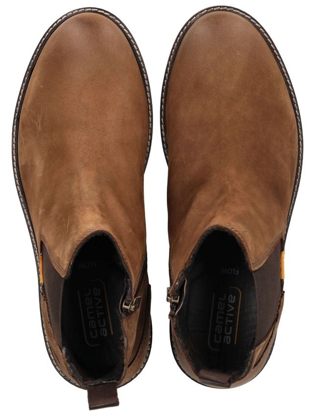 camel active Schnürstiefelette »camel active Stiefelette Leder/Textil«