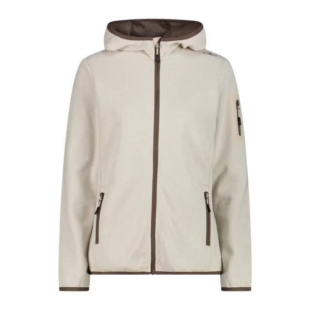 CMP Strickfleecejacke aus Polyester und Baumwolle, erhältlich in den Größen 34 bis 50