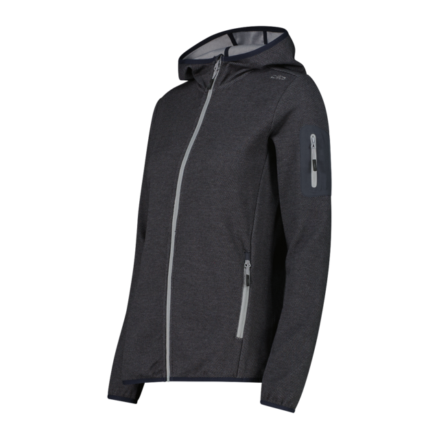 CMP Strickfleecejacke aus Polyester und Baumwolle, erhältlich in den Größen 34 bis 50