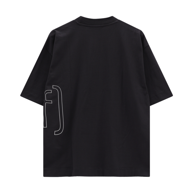 CMP Oversize-Shirt mit großem Schriftzug vorne seitlich bis auf den Rücken