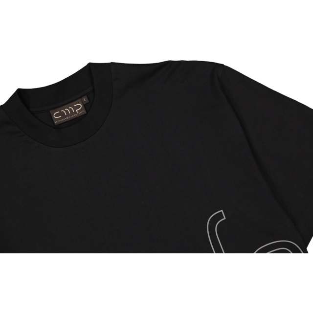 CMP Oversize-Shirt mit großem Schriftzug vorne seitlich bis auf den Rücken