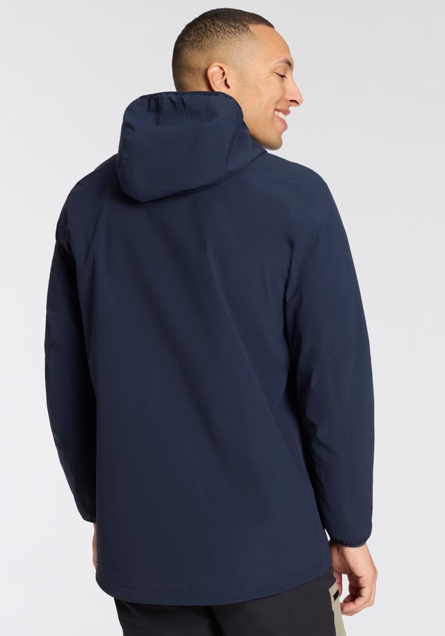 CMP Funktionsjacke mit Kapuze mit Kapuze, po-bedeckende Länge, pflegeleicht, schnell trocknend