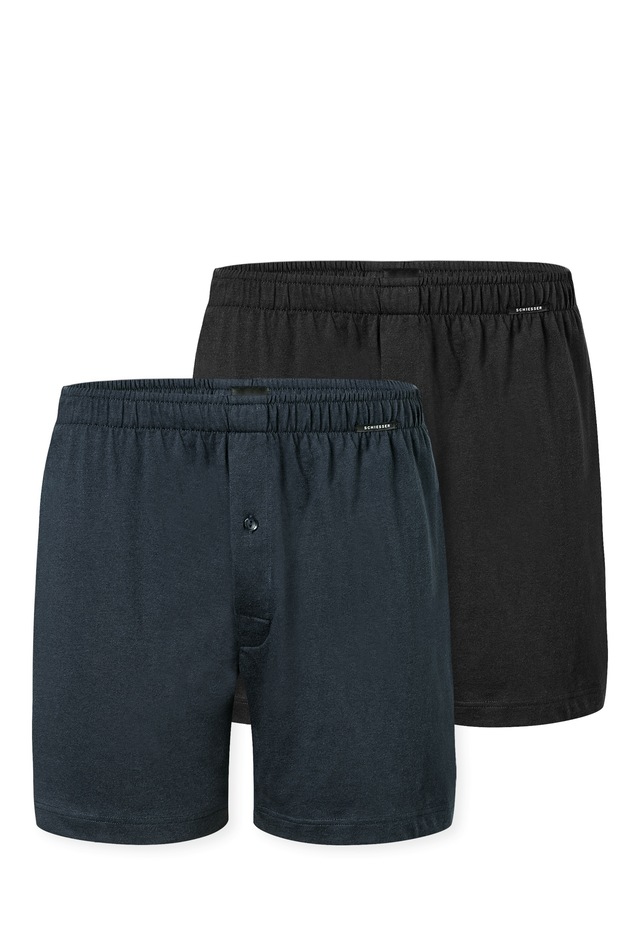 Schiesser Boxershorts »Boxershorts Multipacks« lockere Passform, mit Eingriff, Gummizug