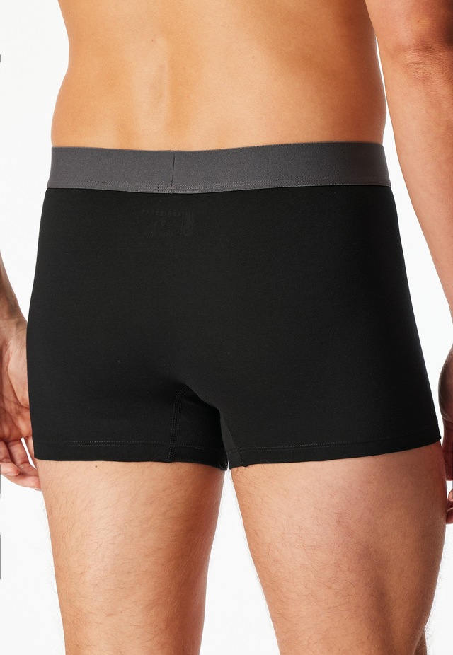 Schiesser Boxershorts »95/5 Multipacks« ohne Eingriff, Logobund, kurzes Bein