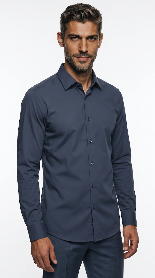 BOSS Businesshemd »Hank« Kentkragen, Slim-Fit, bügelleichte Qualität