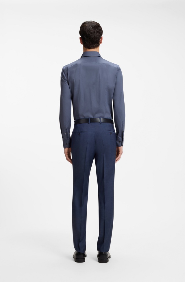 BOSS Businesshemd »Hank« Kentkragen, Slim-Fit, bügelleichte Qualität