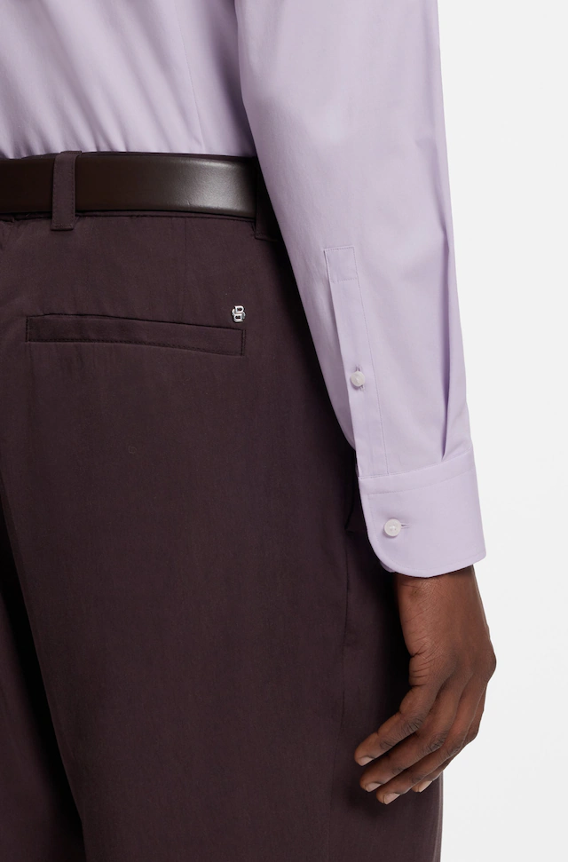 BOSS Businesshemd »Hank« Kentkragen, Slim-Fit, bügelleichte Qualität