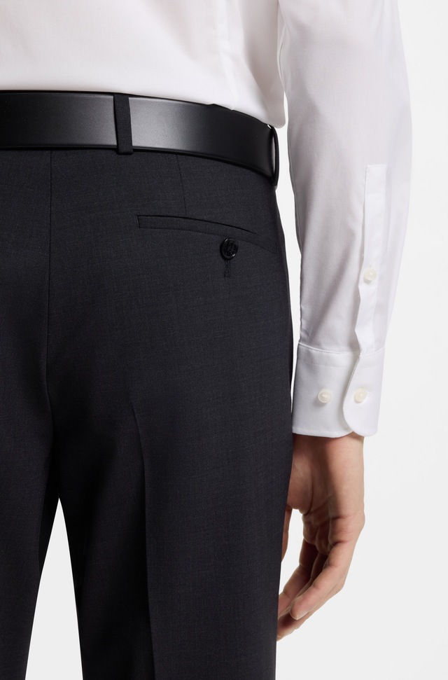 BOSS Businesshemd »Hank« Kentkragen, Slim-Fit, bügelleichte Qualität