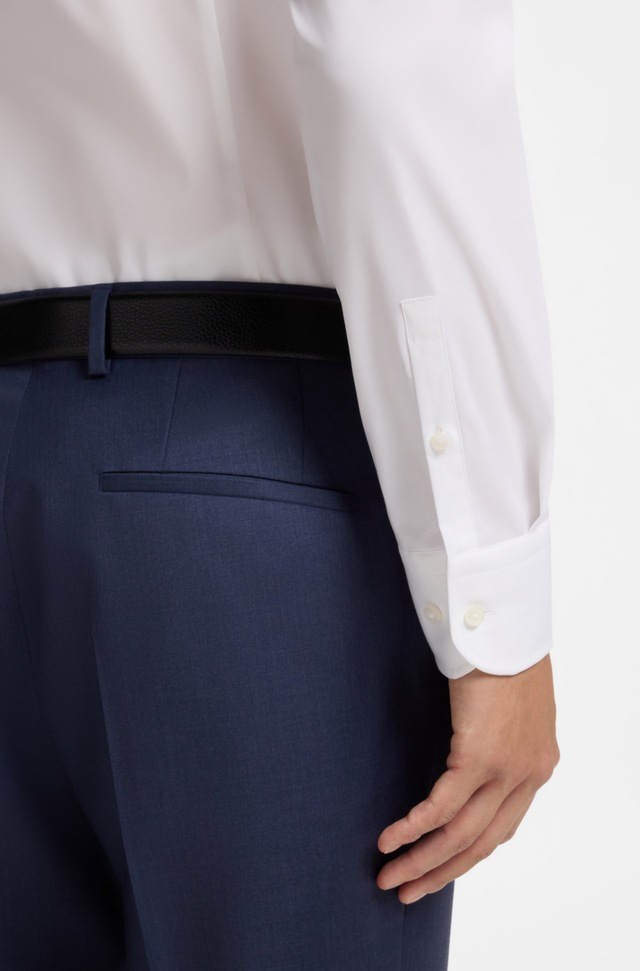 BOSS Businesshemd »Hank« Kentkragen, Slim-Fit, bügelleichte Qualität