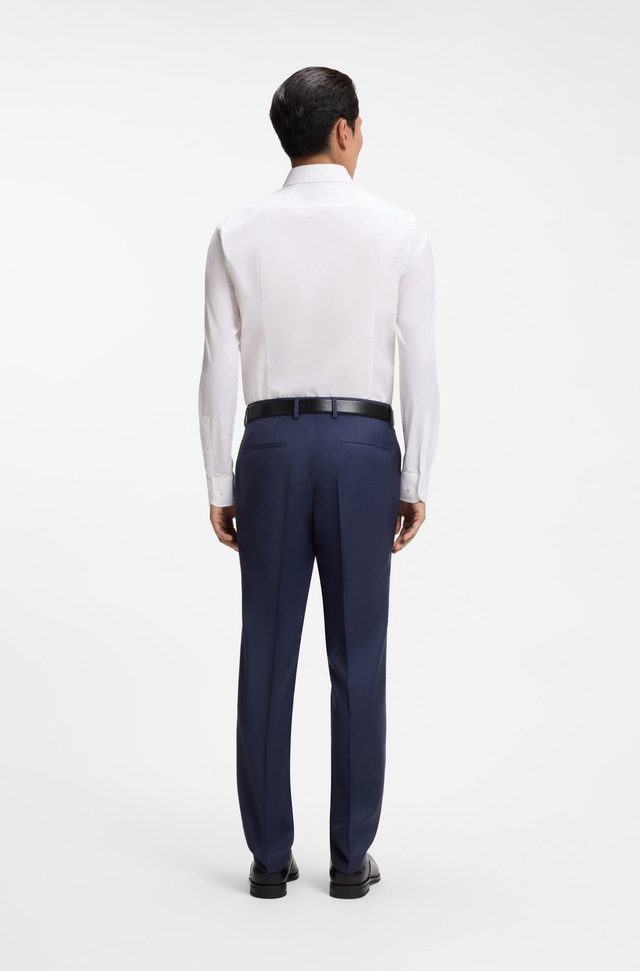 BOSS Businesshemd »Hank« Kentkragen, Slim-Fit, bügelleichte Qualität